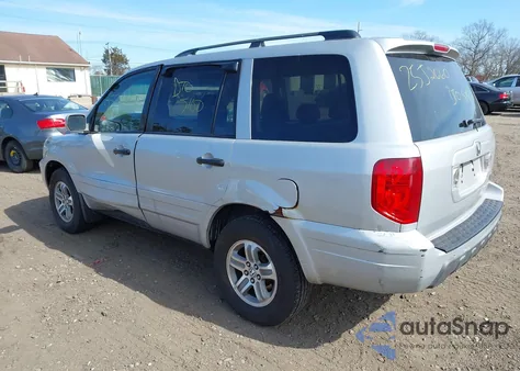 2005 Honda Pilot Ex-L из США, поврежденный, VIN 2HKYF18725H502429